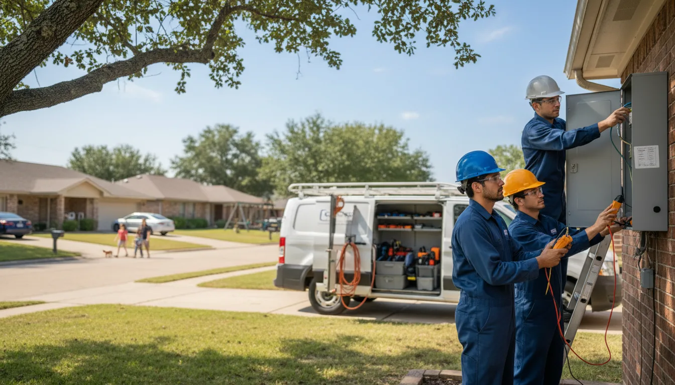 Certified electrician providing emergency electrical services in Sheridan, AR